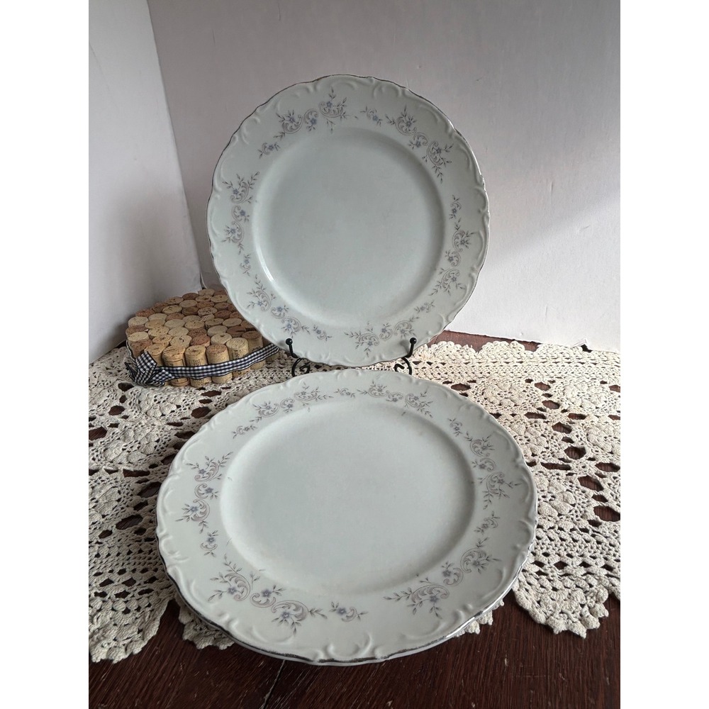 Modern China Table Institute Springtime 5722 Dinner Plates Set of 2 Japan 10.5"